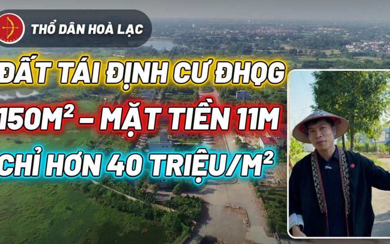 Đất Tái Định Cư ĐHQG 150m² Thổ Cư, Hơn 40 Triệu/m²