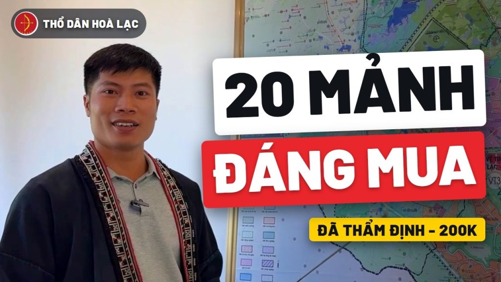 4 Mảnh Đất Hòa Lạc Giá Chỉ Bằng 1/3 Khu Bên Cạnh, Vẫn Ra Dòng Tiền