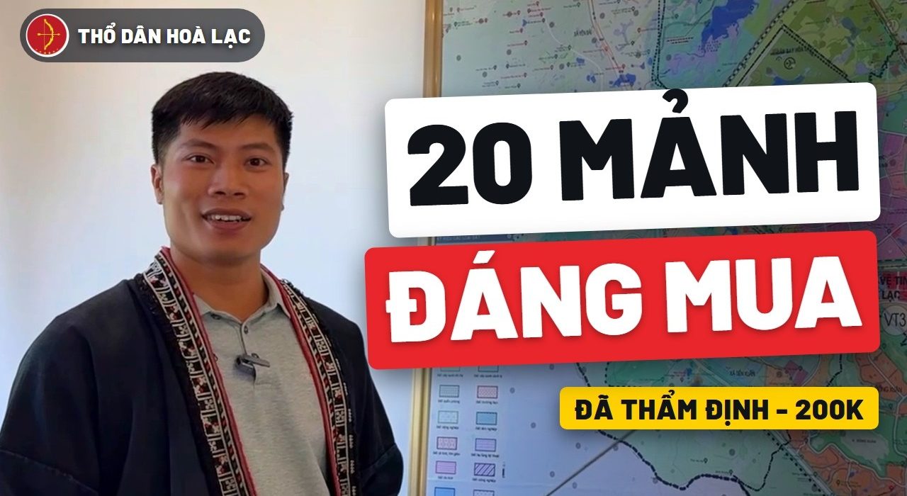 4 Mảnh Đất Hòa Lạc Giá Chỉ Bằng 1/3 Khu Bên Cạnh, Vẫn Ra Dòng Tiền – đất nền Hòa Lạc, Thổ Dân Hòa Lạc
